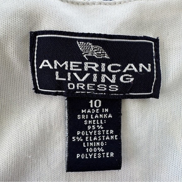 American Living midi dress, sleeveless, with a surplice  top, stretch knit - Picture 10 of 11